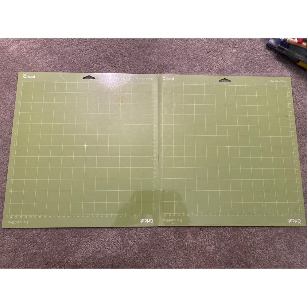 Cricut StandardGrip Adhesive Cutting Mats 12x12 2 Pack Green for Maker Explore